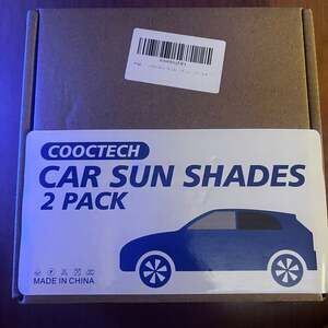 COOCTECH Car Sun Shades - 2 Pack Windshield Sunshade